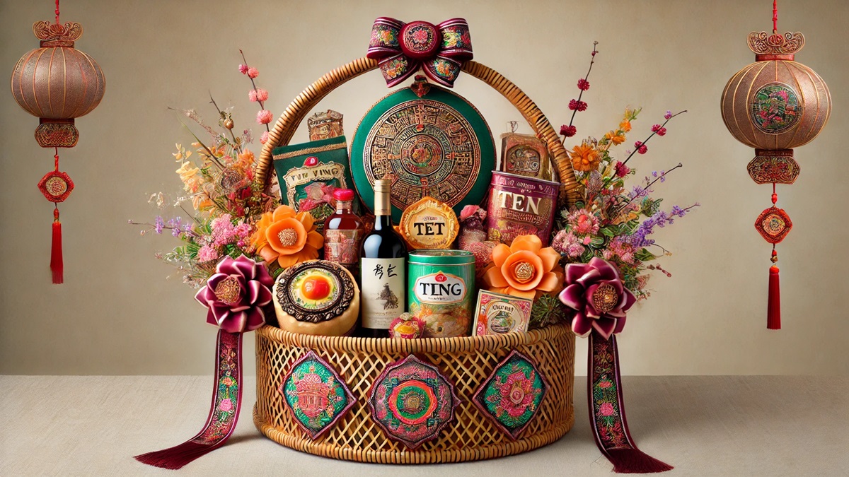 Phân biệt giỏ quà Tết truyền thống và hiện đại