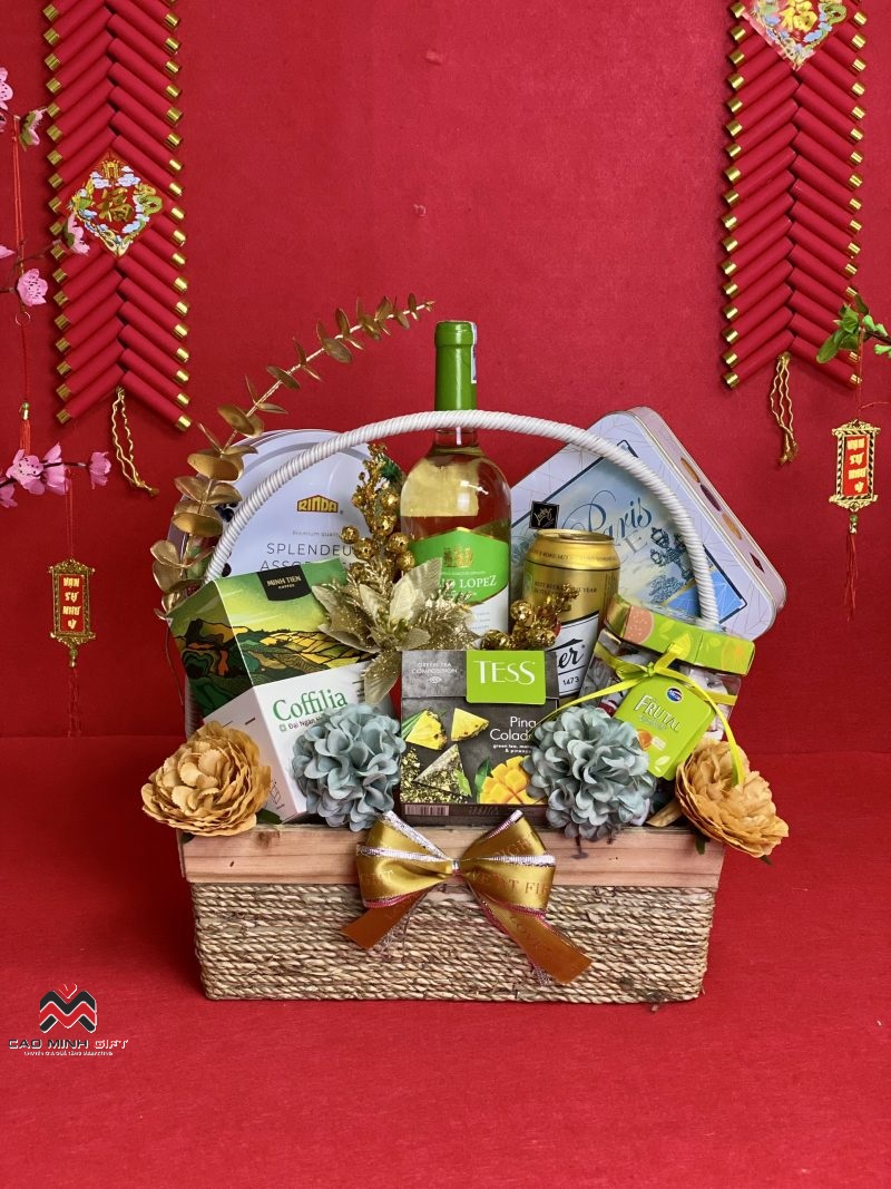 Giỏ quà Tết truyền thống