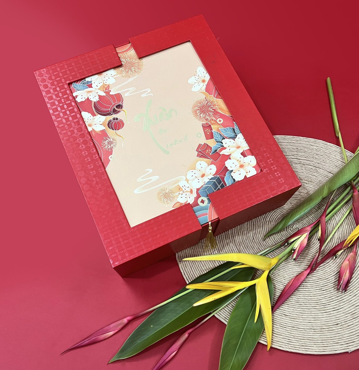 Hộp giấy đựng quà tết