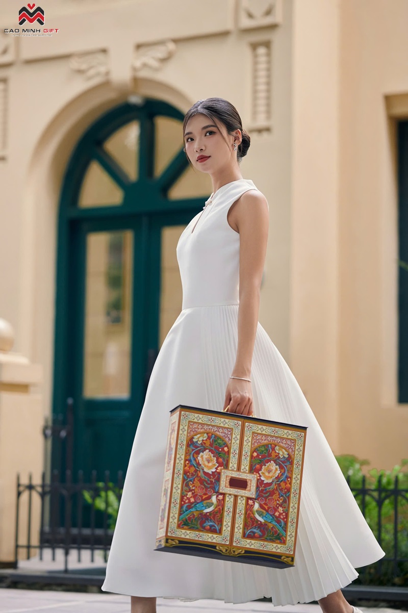 Vỏ hộp quà Tết TPHCM sang trọng