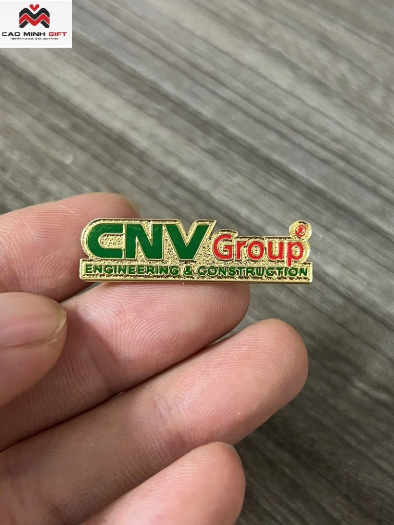 Huy hiệu cài áo in logo