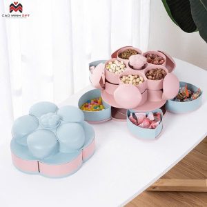 Khay mứt với màu pastel hiện đại