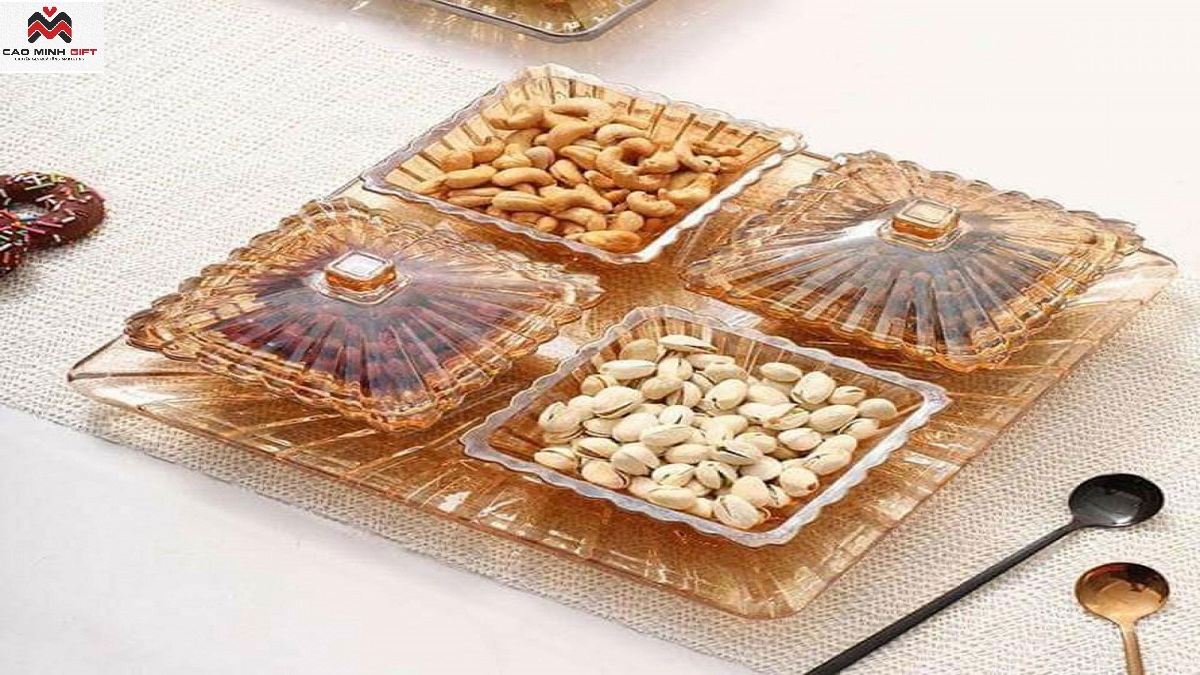 khay đựng mứt thủy tinh cao cấp