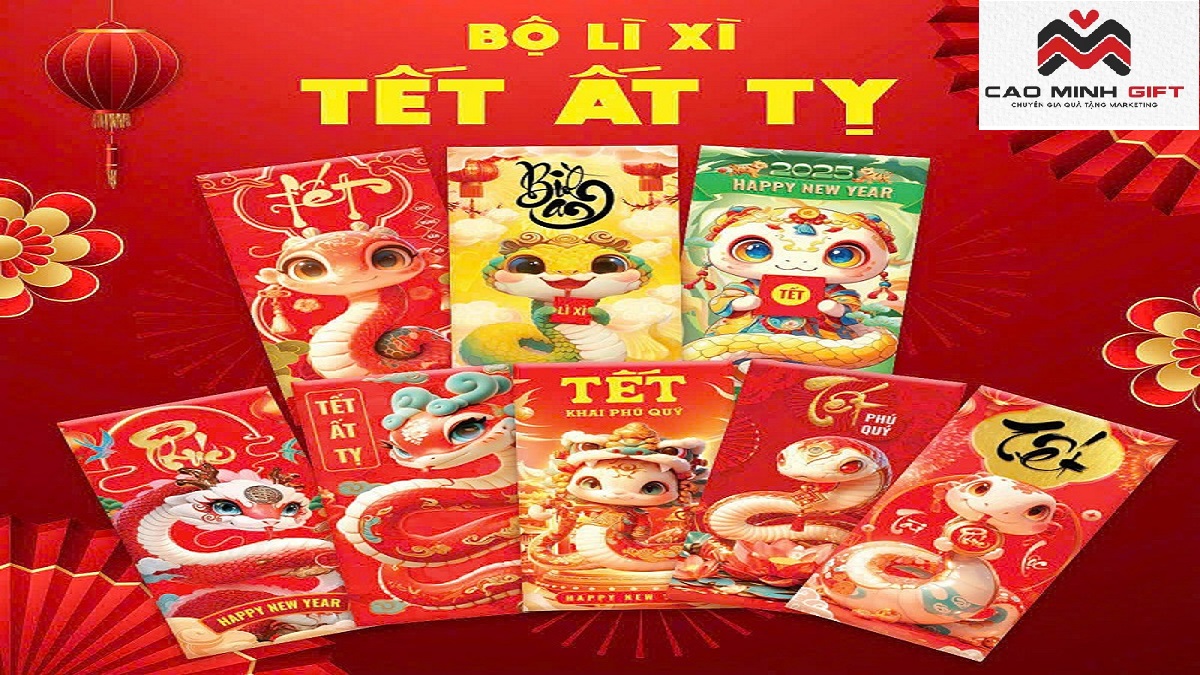 Dịch vụ in ấn bao lì xì Tết Ất Tỵ 2025
