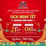 Cao Minh Gift thông báo về lịch nghỉ Tết Nguyên Đán Bính Ngọ 2026