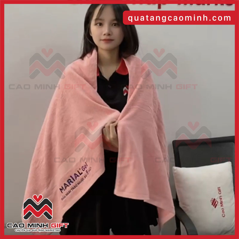 Đặc điểm nổi bật của khăn cotton thêu logo