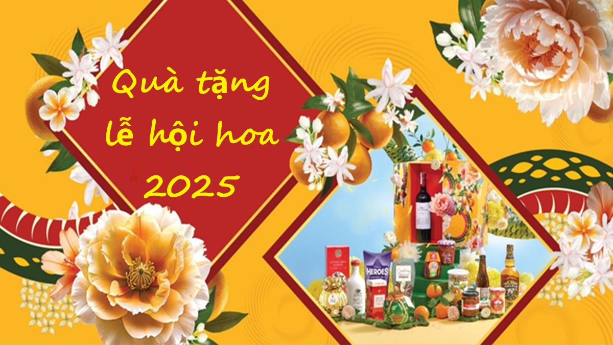 Quà tặng lễ hội hoa 2025 tinh tế, sang trọng và giá trị vượt trội