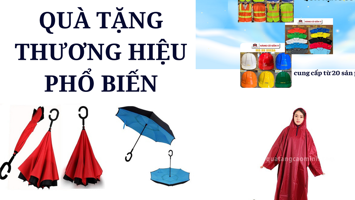 Quà tặng thương hiệu phổ biến