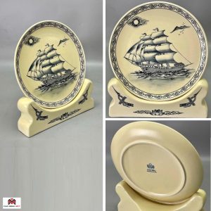 Đĩa cảnh Thuận buồm xuôi gió F23 - Gốm Chu Đậu Hải Dương