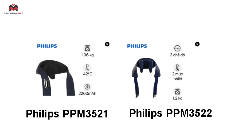 Máy massage cổ vai gáy Philips 3521