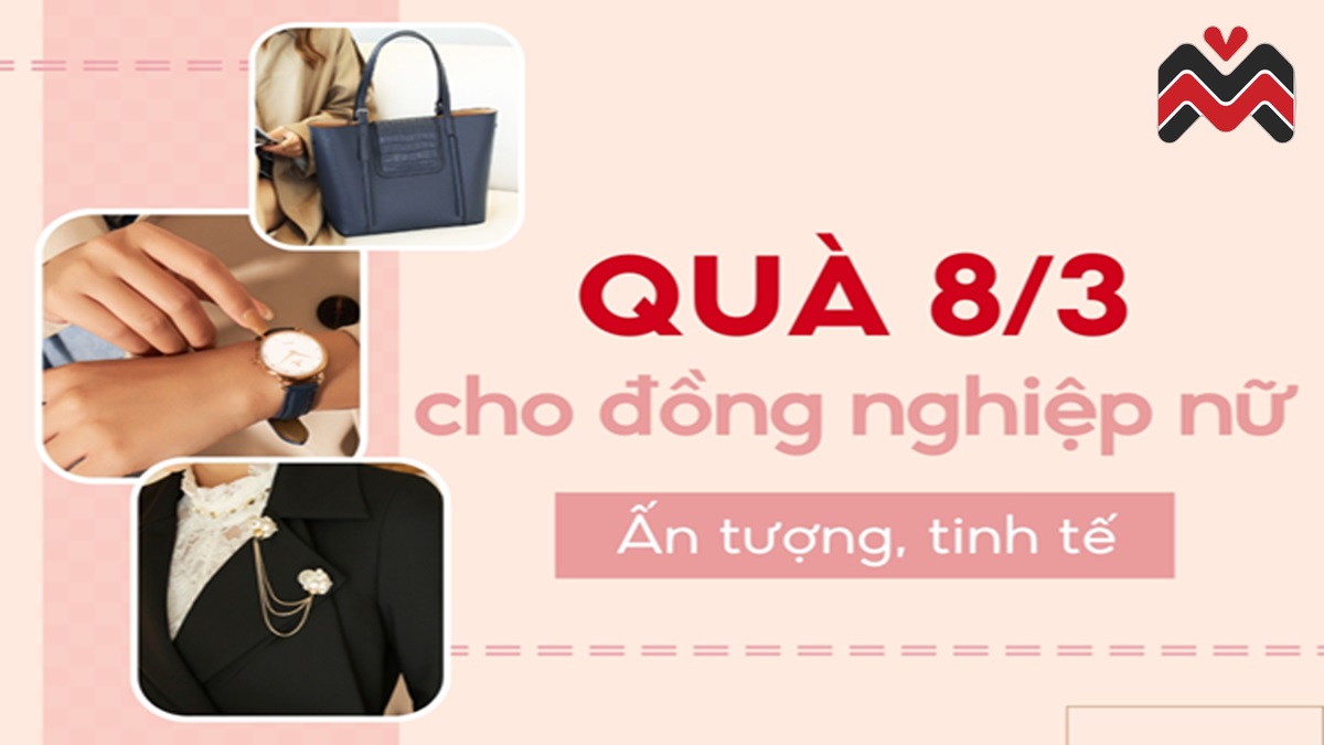 Quà tặng 8/3 cho đồng nghiệp nữ: Thể hiện sự quan tâm tinh tế
