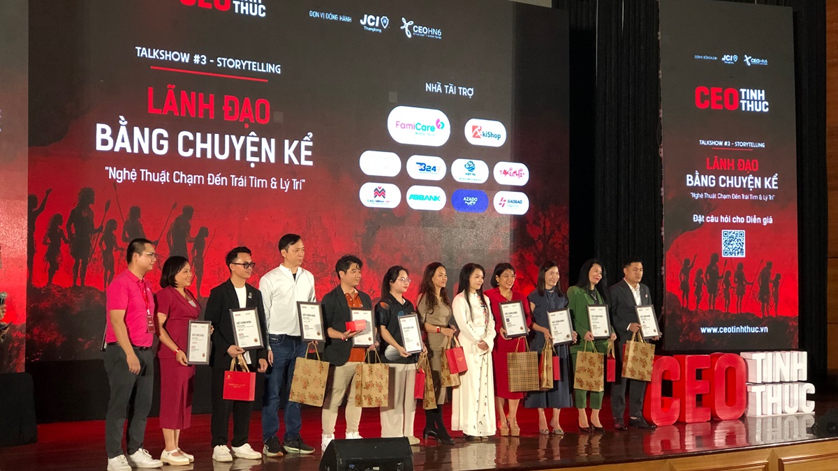 Cao Minh gift - Nhà tài trợ Talkshow STORYTELLING tại cộng đồng CEO TỈNH THỨC