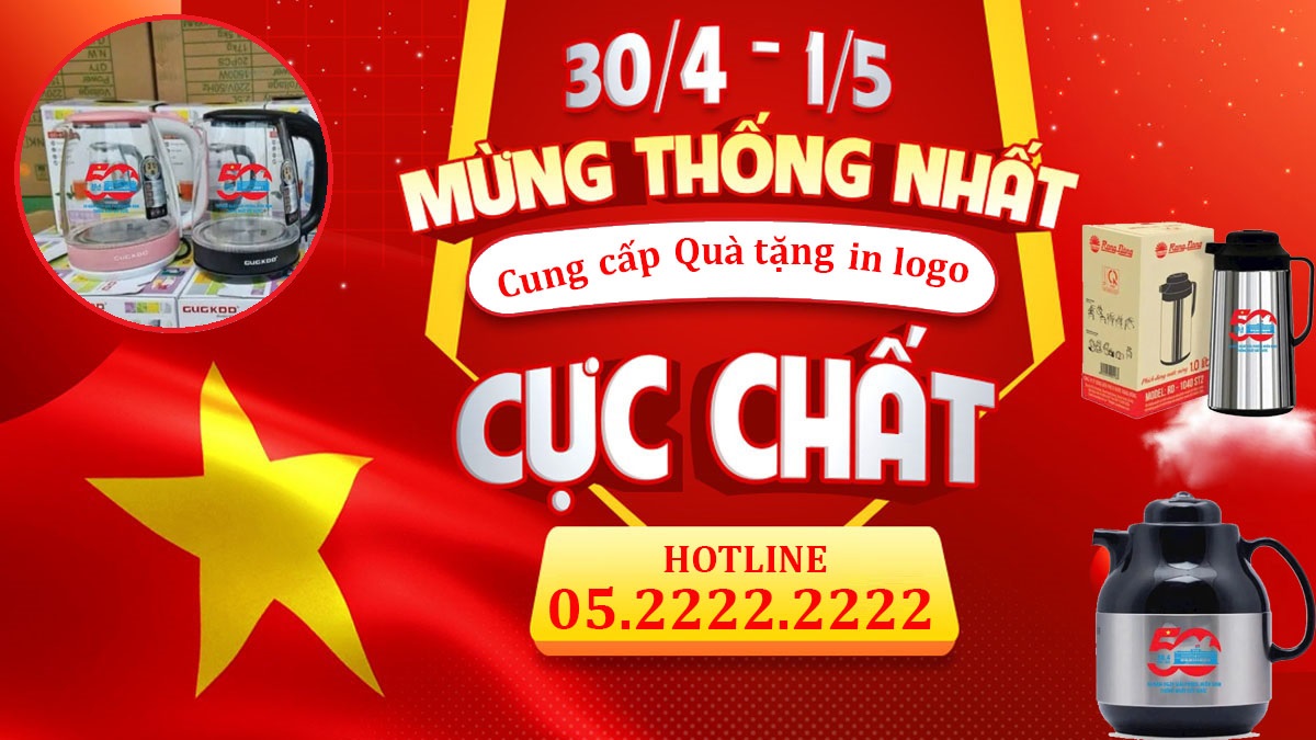 Cao Minh gift - Chuyên cung cấp quà tặng 30/4 - 1/5 số lượng lớn cho công nhân, người có công với Cách mạng giá tốt