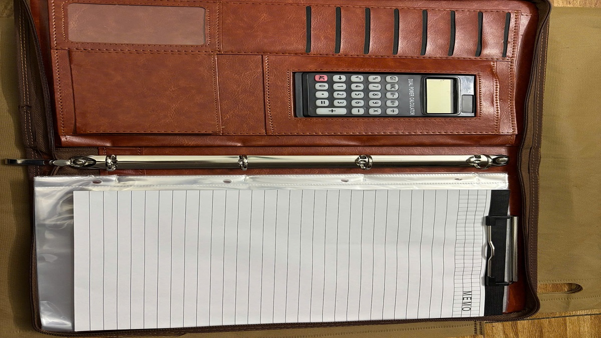 cặp da tài liệu in logo