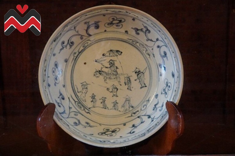 Đĩa gốm chu đậu
