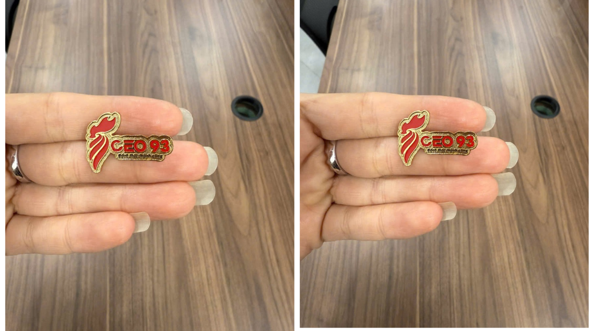 Công nghệ in huy hiệu mạ vàng