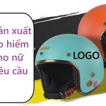 Nhận sản xuất mũ bảo hiểm 3/4 cho nữ theo yêu cầu: Hợp tác độc quyền