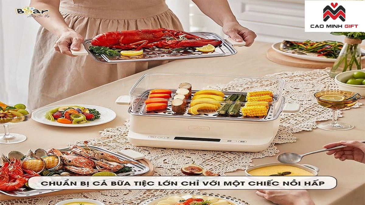 so sánh nồi hấp đa năng