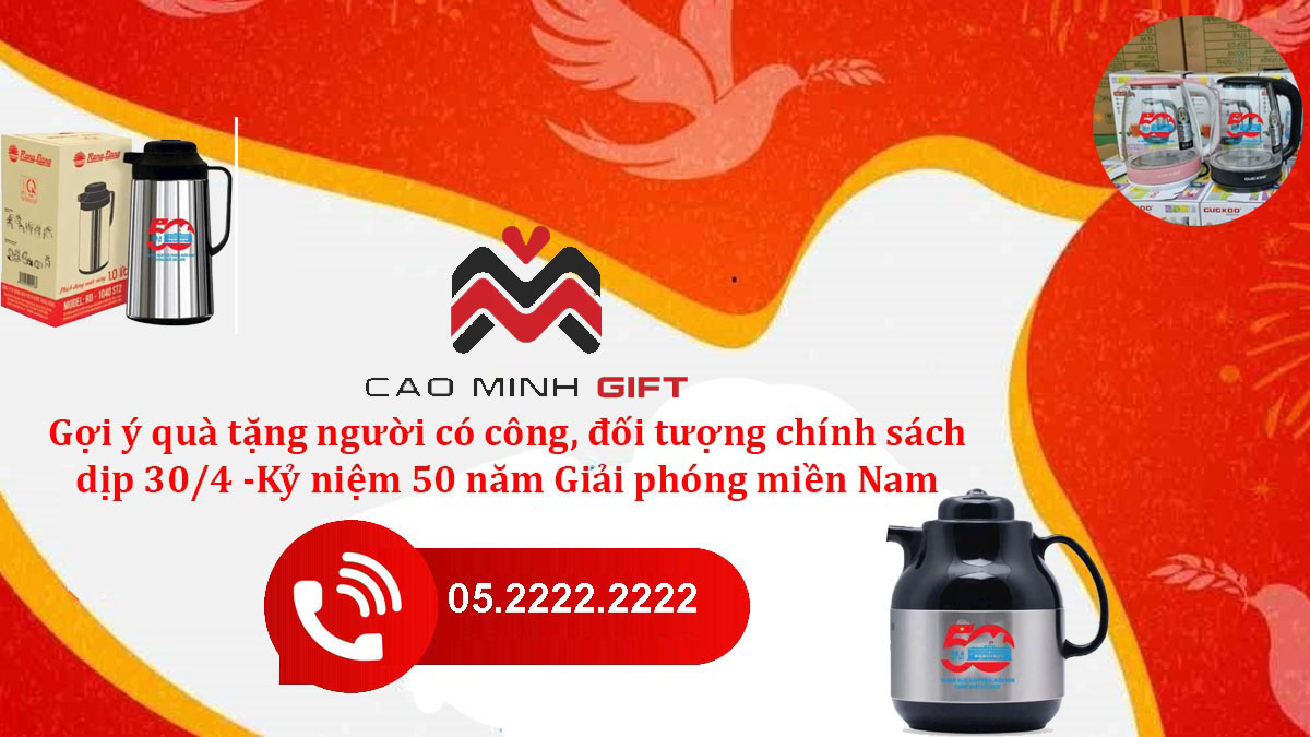 Gợi ý quà tặng người có công, đối tượng chính sách dịp 50 năm Giải phóng miền Nam