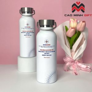 Bình giữ nhiệt quà tặng đại hội Đảng lần thứ III nhiệm kỳ 2025-2030 in logo EVNHCMC