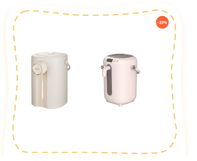 Bình thủy điện Bear quà tặng 30/4 đang sale 20%
