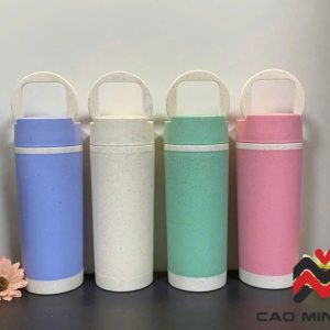 Cốc lúa mạch in logo thông điệp theo yêu cầu - Quà tặng thân thiện với môi trường