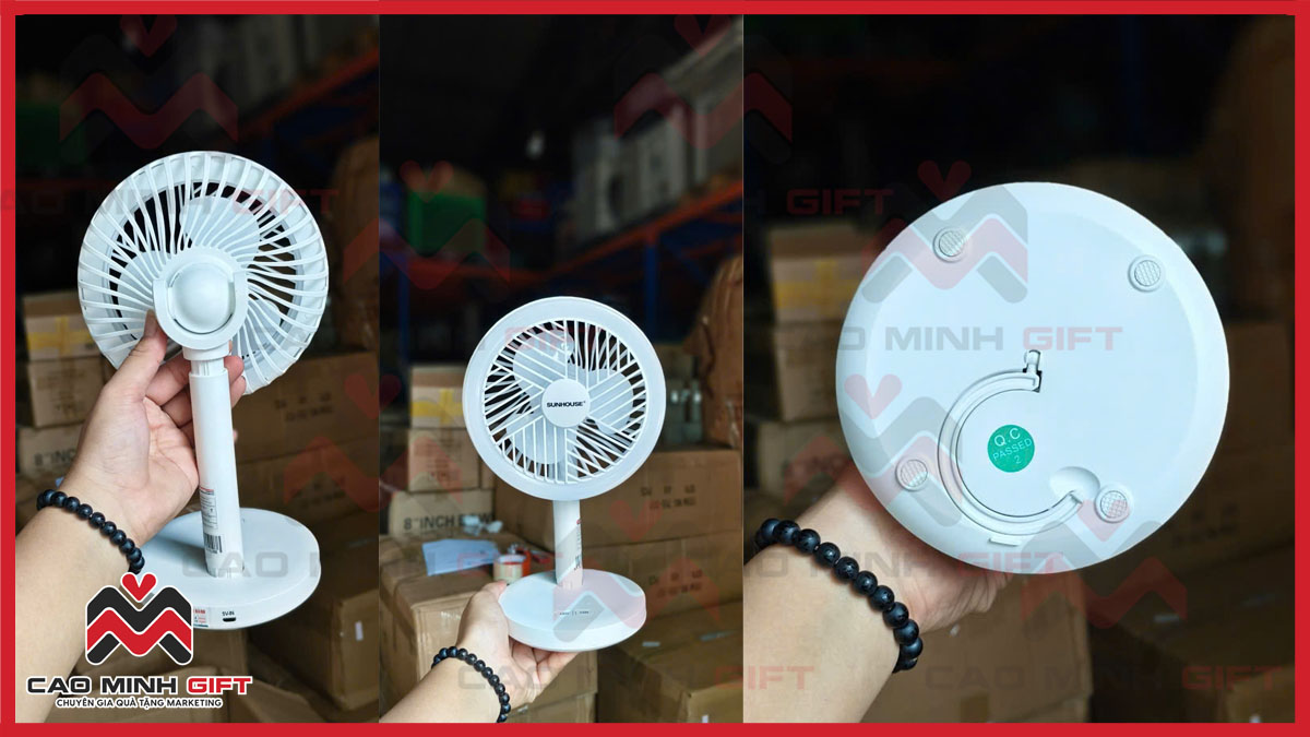Quạt cầm tay mẫu mới 2026: Quà tặng mùa hè in logo lý tưởng cho sinh viên và dân văn phòng