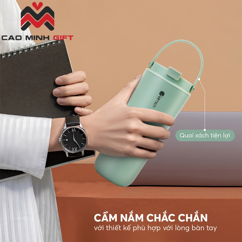 Cao Minh gift - Cung cấp cốc giữ nhiệt Elmich 600ml chính hãng in logo theo yêu cầu làm quà tặng giá tốt