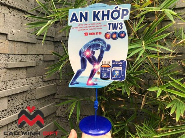 Wobbler để bàn kèm bút quảng cáo thực phẩm bảo vệ sức khỏe An khớp TW3