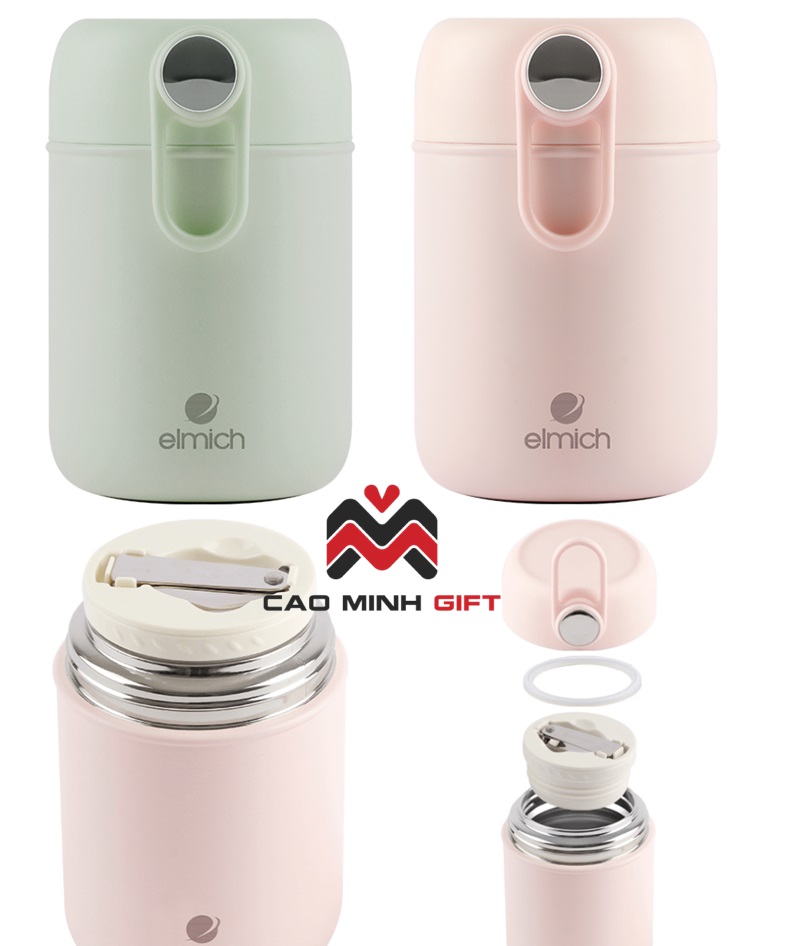 Bình đựng thức ăn giữ nhiệt Inox 316 Elmich EL-8019 600ml