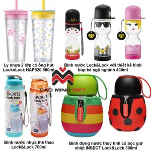 Ly bình đựng nước LocknLock - Quà tặng cho bé sáng tạo