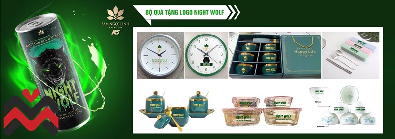 Bộ quà tặng nước tăng lực Night Wolf