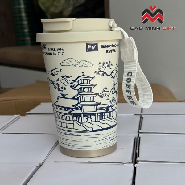 Cốc giữ nhiệt cao cấp in logo