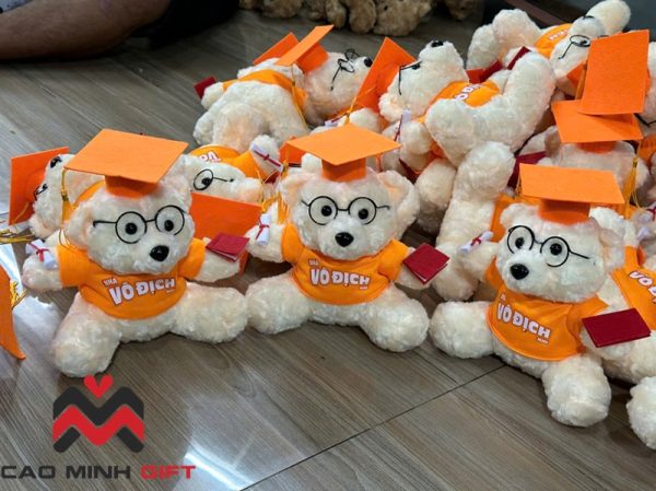 Gấu bông cho bé - Quà tặng mùa vô địch với các giải đấu thể thao, trí tuệ