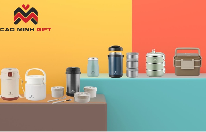 Cao Minh gift - Cung cấp Hộp cơm inox 304 Elmich các dung tích chính hãng, số lượng lớn, giá tốt