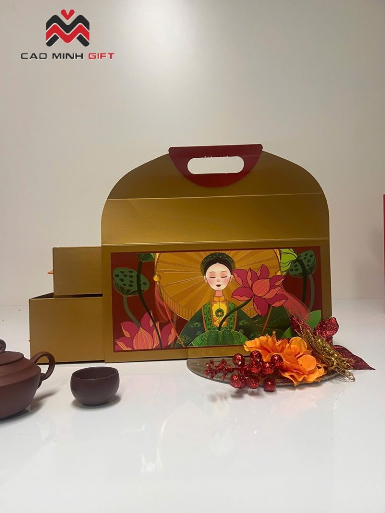 Mẫu hộp đựng bánh trung thu quà tặng mới nhất 2025