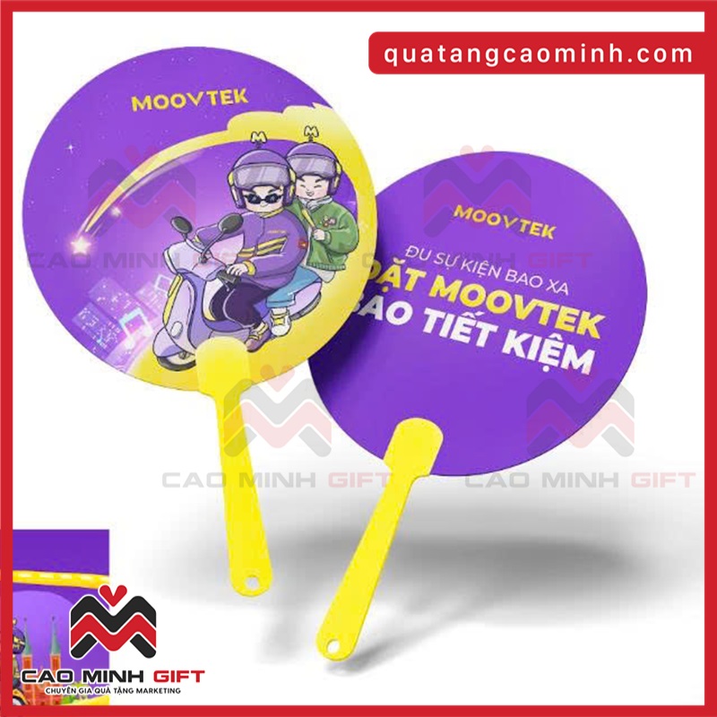 Quạt nhựa cầm tay - Quà tặng ngày hè