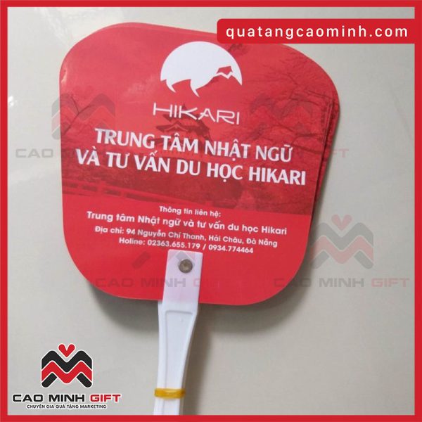 Quạt nhựa quảng cáo tuyển sinh du học