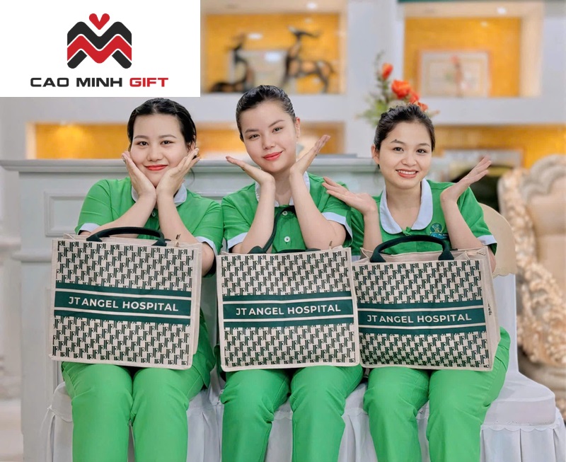 Túi vải đay in logo thương hiệu