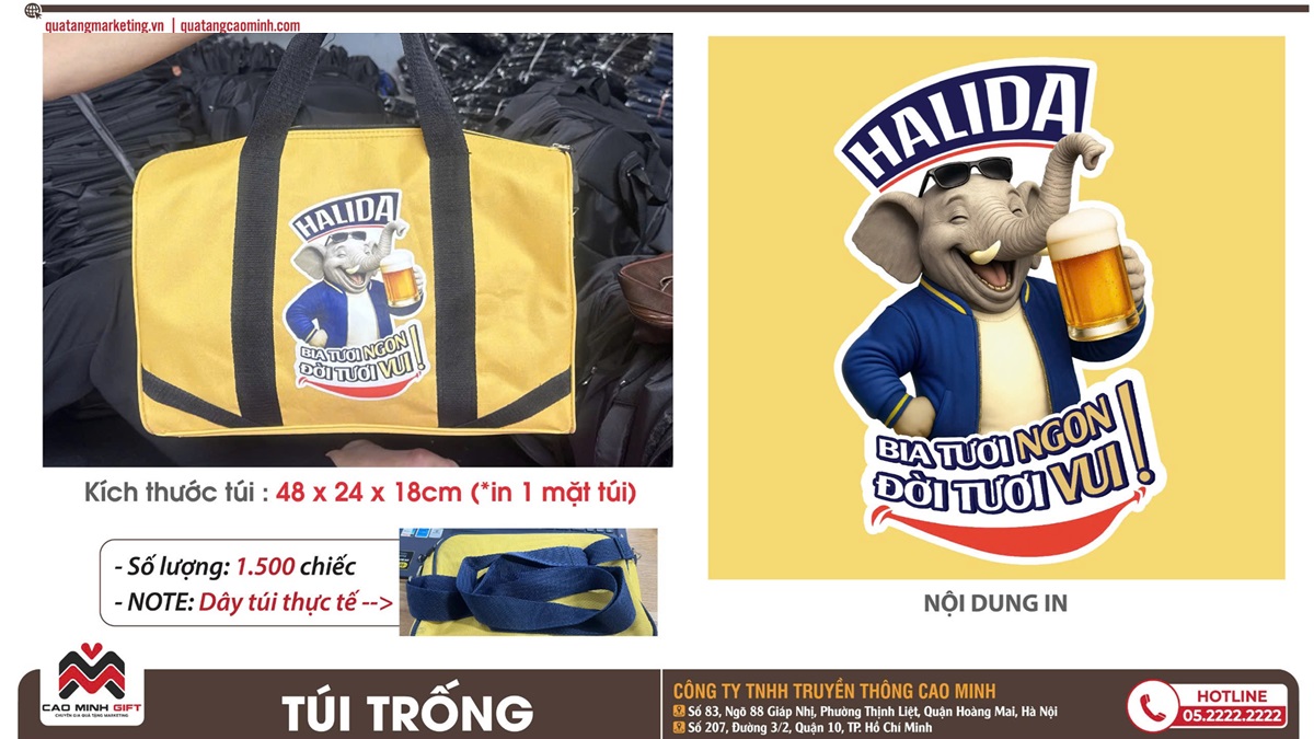 Tư vấn quà tặng cho các công ty Bia, Nước giải khát nhận diện hiệu quả từ A-Z