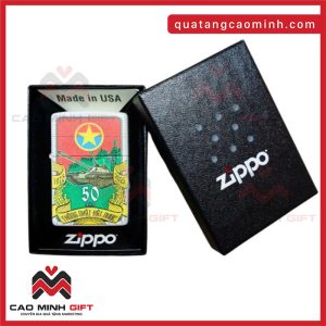 Bật lửa Zippo in logo theo yêu cầu giá tốt tại Cao Minh gift