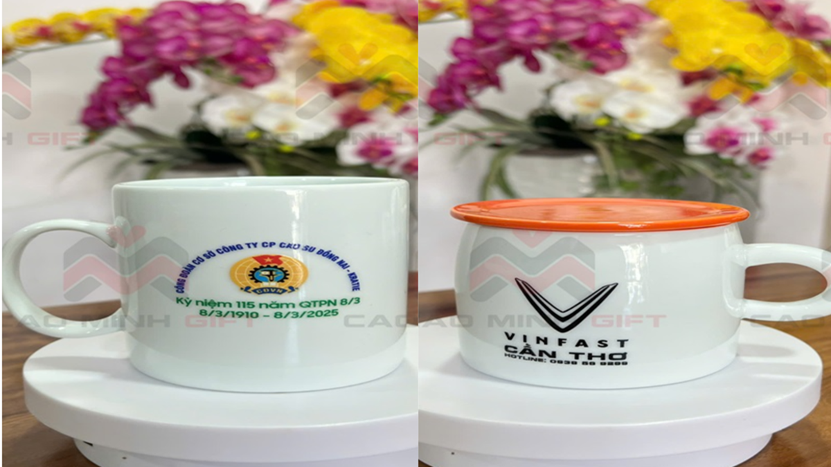 Cốc sứ quà tặng