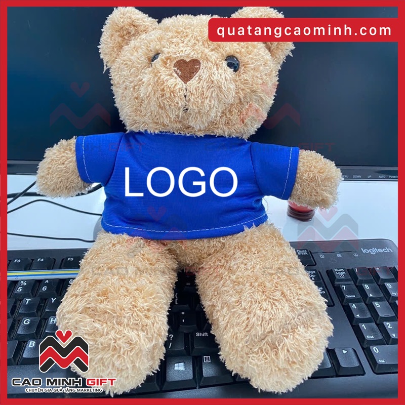 Cao Minh gift - Chuyên cung cấp gấu bông in logo theo yêu cầu số lượng lớn giá tốt cho doanh nghiệp làm sự kiện