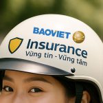 Mũ bảo hiểm quảng cáo bảo hiểm - Biển hiệu di động cho niềm tin