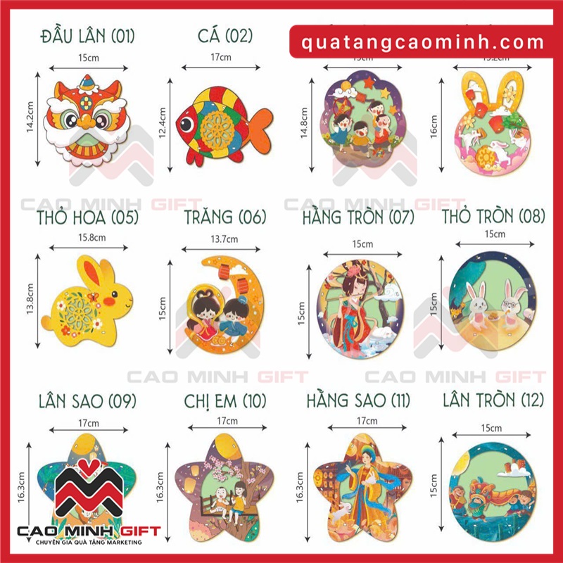 Đèn lồng Trung thu mẫu mới