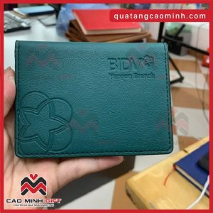 Ví đựng thẻ ATM khắc logo BIDV
