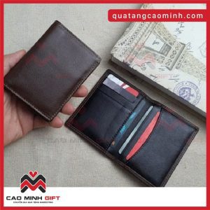 Ví đựng thẻ cao cấp bằng da cho nam