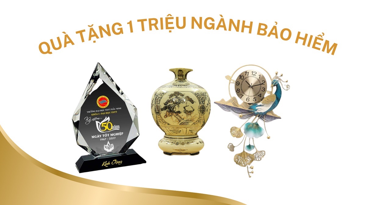 quà tăng 1 triệu một phần cho ngành bảo hiểm