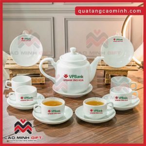 Quà trung thu ấm chén in ấn theo yêu cầu.