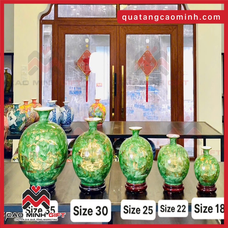 Review bình hút tài lộc gốm sứ và tranh đĩa gốm sứ